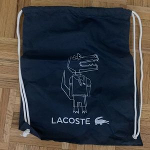 Kids Lacoste Drawstring Bag